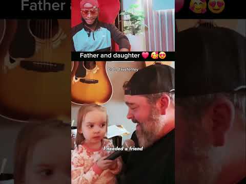 Lionel Richie #stuckonyou By ( @Dave Fenley)  #coversong #singing #fatherdaughter #kids