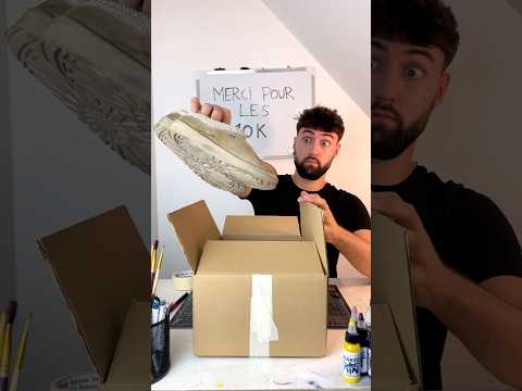 Avant/après complètement fou 😱 #sneakers #restoration #restore #diy