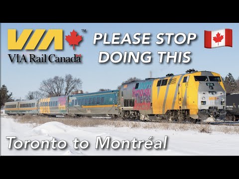 Please Via Rail, you're NOT an airline - Toronto to Montreal by train