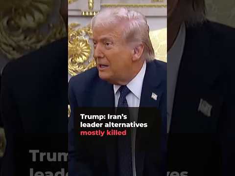 Trump says Iran leader alternatives mostly killed | AJ #shorts
