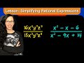 Rational Expressions and Their Properties