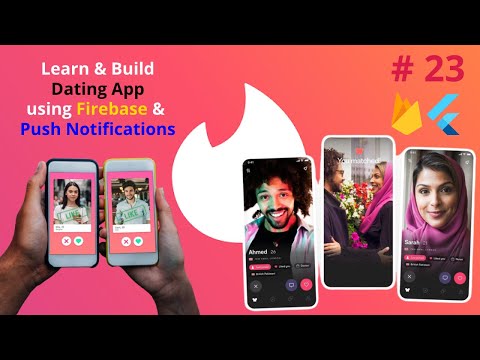 Circle Avatar in Flutter | iOS & Android Tinder Clone App with FCM Push Notification | Dating App