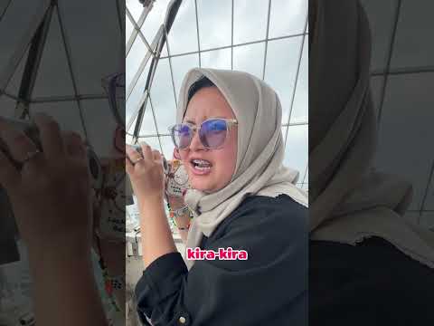 BUNDA LIHAT ADA MAMATA DAN JUGA PAK JOKOWI DARI TEROPONG MONAS 😂 #dienafitri #shorts #viralvideo