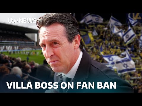 Watch live -  Aston Villa manager faces the media as No 10 works 'at pace' to reverse ban on fans