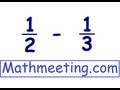 Adding Fractions with Different Denominators