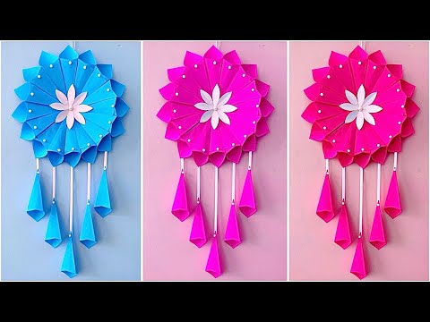 Easy and Quick Paper Wall Hanging Ideas / A4 sheet Wall decor / Cardboard  Reuse /Room Decor DIY