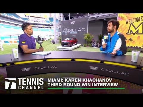 Karen Khachanov Reflects on Armenian Roots & Seeing Andre Agassi | Miami 3R