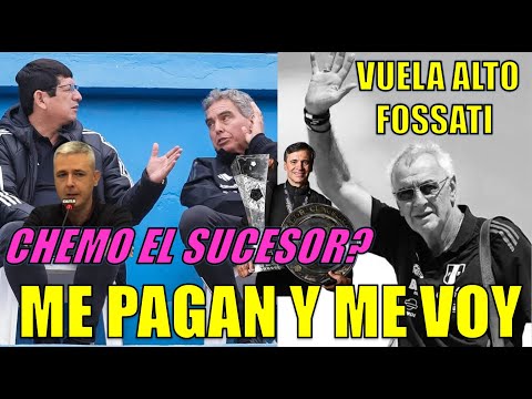 DESPEDIDO!! EL MONTO MILLONARIO QUE PIDE FOSSATI PARA DEJAR LA SELECCION- QUINES SON LOS CANDIDATOS?