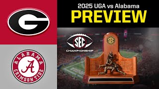 Georgia vs Alabama SEC Championship 2025 | Full Game Preview