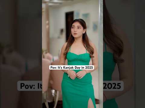 Pov: Kanjak In 2025 | Ashthami- Navami | Navratri #comedy #funny