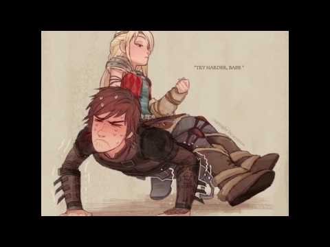 Hiccup and Astrid Comic top 10☆How to Train Your Dragon