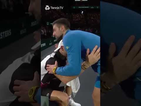 This moment between Novak & Grigor 🥺