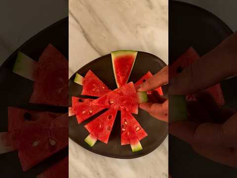 Watermelon Slices for Kids ๐๐ง๐ฆ #creative #watermelon #cutting