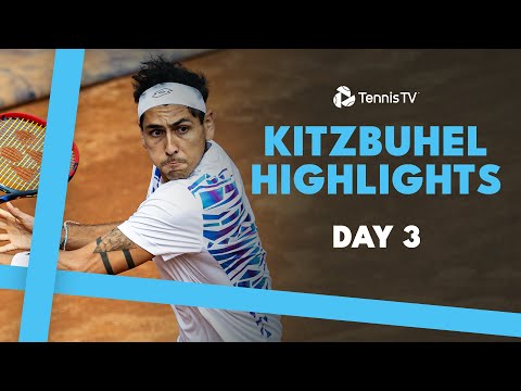 Berrettini vs Tabilo; Baez & Hanfmann Play | Kitzbuhel 2024 Highlights Day 3