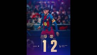 Liga De Campeones Vuelta: Atlético De Madrid 1 vs FC Barcelona 2 Ganamos Pero Eliminados Orgulloso