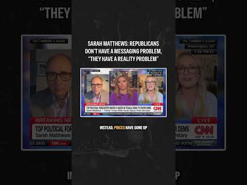 Sarah Matthews: Republicans don't have a messaging problem, "they have a reality problem" Episode cover