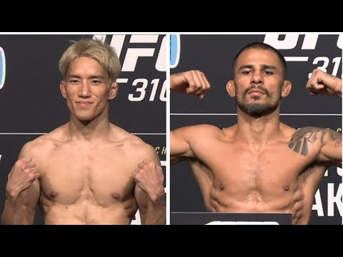 UFC 310 OFFICIAL WEIGH-INS: Pantoja vs Asakura