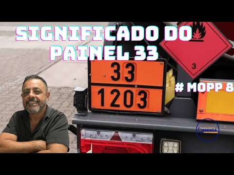#MOPP8. Significado do 33 no painel de segurança