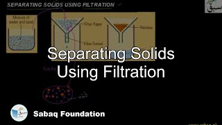 Separating Solids Using Filtration