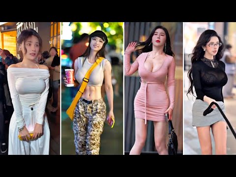 best street fashion | chinese girls #mejoresstreetfashion #chinesestreetfashion