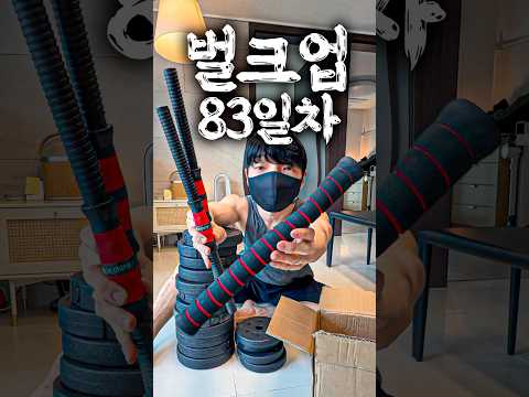32. 벌크업 83일차 : 4만원짜리 덤벨로 벌크업