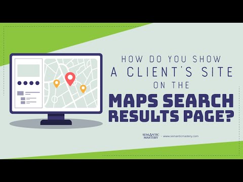 How Do You Show A Client's Site On The Maps Search Results Page?