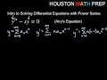 Power Series in Differential Equations