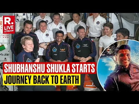 Axiom-4 Mission LIVE: Shubhanshu Shukla & Crew Undock From ISS For Return Journey To Earth