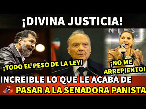 ¡SE HIZO JUSTICIA! INCREIBLE LO QUE LE ACABA DE PASAR A LA SENADORA PANISTA