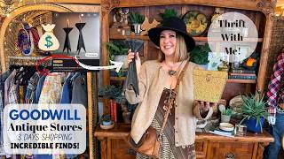 GOODWILL THRIFT HAUL | 3 Day Road Trip Pickin' | Sourcing Vintage For Resale | Thrift With Me!