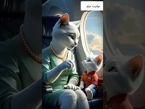 قطتي لأول مرة على الطيارة ✈️😻 | شوفوا رد فعلها!