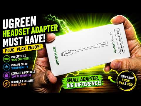 UGreen iPhone Lightning 3 5 mm Adapter