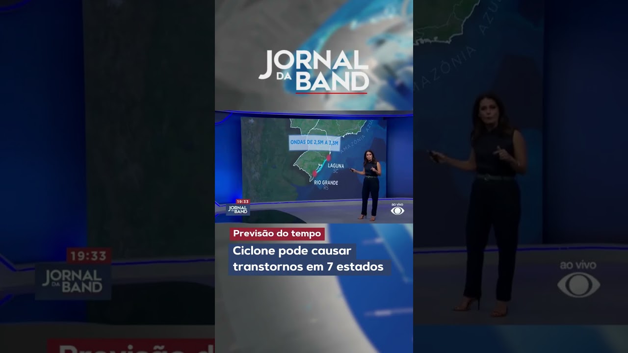 Ciclone pode causar transtornos em 7 estados