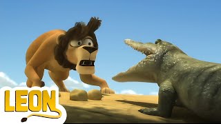 Catch Me If You Can - Leon’s Jungle Chases 🦁🌴 Funny Animal Cartoons For Kids