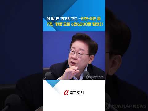 석 달 전 경고받고도…신한·국민 등 7곳, '뒷문'으로 6만6000명 털렸다 : 알파경제TV
