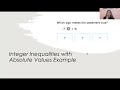 Understanding Absolute Values and Inequalities