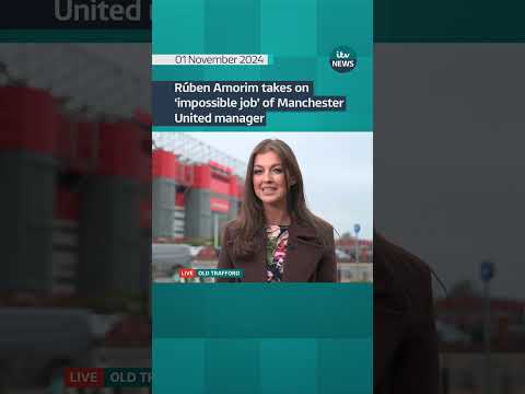 Rúben Amorim takes on ‘impossible job’ of Manchester United manager #itvnews #shorts