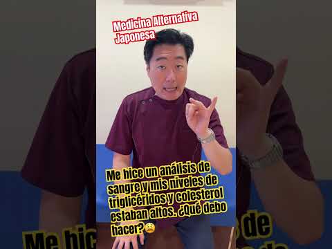 Me hice un análisis de sangre y mis niveles de triglicéridos y colesterol estaban altos.
