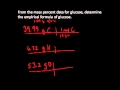 Empirical and Molecular Formulas