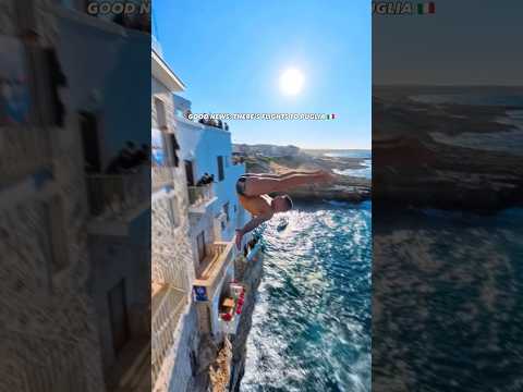 Italy cliff diving incoming 🇮🇹✈️