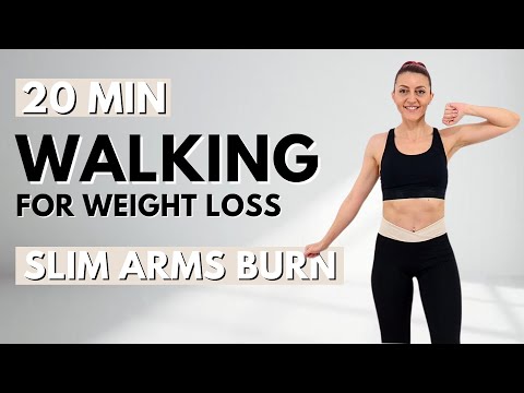 🔥20 Min STEADY STATE WALKING for WEIGHT LOSS🔥ALL STANDING🔥NO JUMPING🔥KNEE FRIENDLY🔥SLIM ARMS🔥