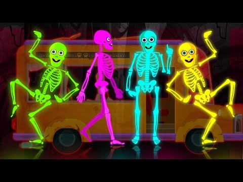 Midnight Magic - Five Skeletons In Middle Of The Night | Spooky Song | Nursery Rhyme Street