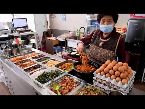 집밥 생각 난다면? 할머니가 새벽부터 준비하는 다양한 요리, 정감가는 음식 모음 Best 4 / Korean street food