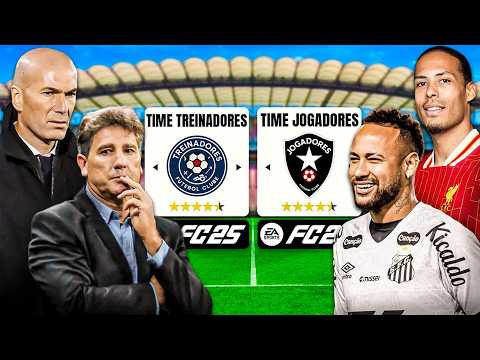 TÉCNICOS vs JOGADORES no FIFA 25