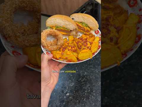 Fiz um combo vegano para a minha namorada! 🌱❤️ #shorts