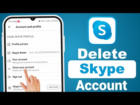 Skype id delete kaise kare | How to Delete Skype Account