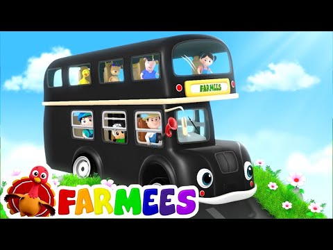 Wheels on the Bus + More Farmees Nursery Rhymes & Learning Videos for Kids