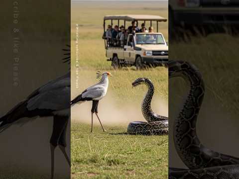 탭댄서 비서새vs비단뱀/Tap-Dancing Secretary Bird vs Python