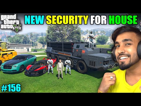 I HIRED SPECIAL SECURITY GUARDS FOR MY HOUSE IN GTA 5 - TECHNO GAMERZ GTA 5 GAMEPLAY #156