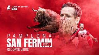 San Fermín 2025 Presentación recortadores de toros | Toros en España Play